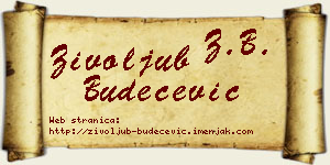 Živoljub Budečević vizit kartica
